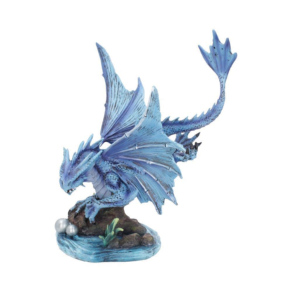 Nemesis Now Anne Stokes Adult Water Dragon Figurine, Blue, 31cm