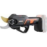 WORX Cordless Pruning Shear, 20V Powered Lopper Tool Only, WG330.9 | Battery not included;Titanium anti-rust blade; brushless motor; 1" cutting ; compatible with WORX PowerShare 20V batteries