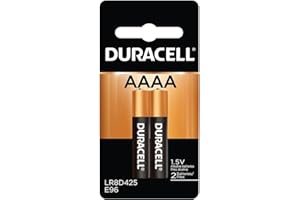 Duracell AAAA 1.5V Ultra Photo Alkaline Batteries, 2 Count Pack, AAAA 1.5 Volt Alkaline Battery, Long-Lasting for Cameras, Gl