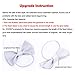 KOONY Baby Girls Bow Hair Tie Elastic Rubber Bands Ponytail Holder Mini Hair Accessories 20pc/set (White)