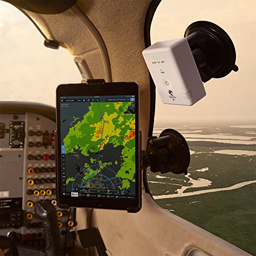 Sentry ADS-B Receiver for Weather and Traffic in ForeFlight with CO Monitor and 12hr Battery Life
