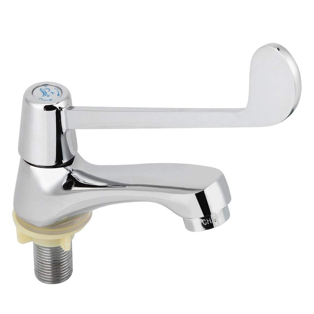 Water Basin Faucet Tap Purifier G1/2in Long Handle Medicine Single-Cold Kitchen Faucets Water Filtration System for Hospital Laboratory