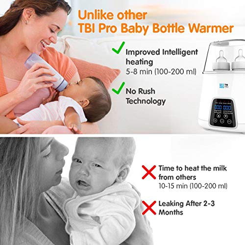 image for TBI Pro 【NEW 2020】 5-IN-1 Baby Bottle Warmer and Sterilizer with T