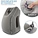 simptech Inflatable Travel Pillow, Ergonomic and Portable Head Neck Rest Pillow,Patented Design for Airplanes, Cars, Buses, Trains, Office Napping, Camping