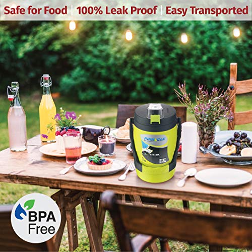 Reusable Insulated Water Jug Leakproof Portable Water Jug 85oz