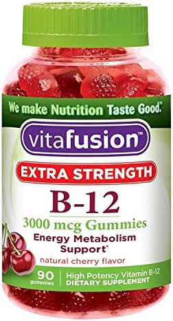 Vitafusion Extra Strength B12 Gummies, 90 Count - Pack of 3