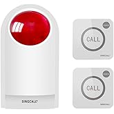 Remote Emergency Strobe Siren Alarm Kit Waterproof Outdoor Loud Panic SOS Warning System for Business Home Shop Hotel School 