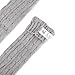 Flammi Women's Cable Knit Arm Warmers Fingerless Gloves Thumb Hole Gloves Mittens (Light Grey)