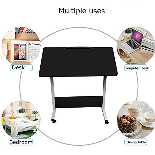 Foldable Laptop Desk,SIN+MON Household Adjustable Movable Can Be Lifted
