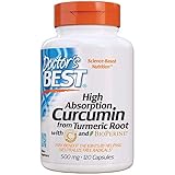 Doctor's Best Curcumin from Turmeric Root, Non-GMO, Gluten Free, Soy Free, Joint Support, 500mg Caps with C3 Complex & BioPerine, 120 Capsules