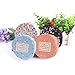 GLCON [4 Set] Calico Fabric Portable Purse Pouch Bag,Round Zipper Enclosure Durable Exterior,Lightweight Universal Carrying case for Lipstick Coins Cash Credit card Headset USB Charger Cable Keys