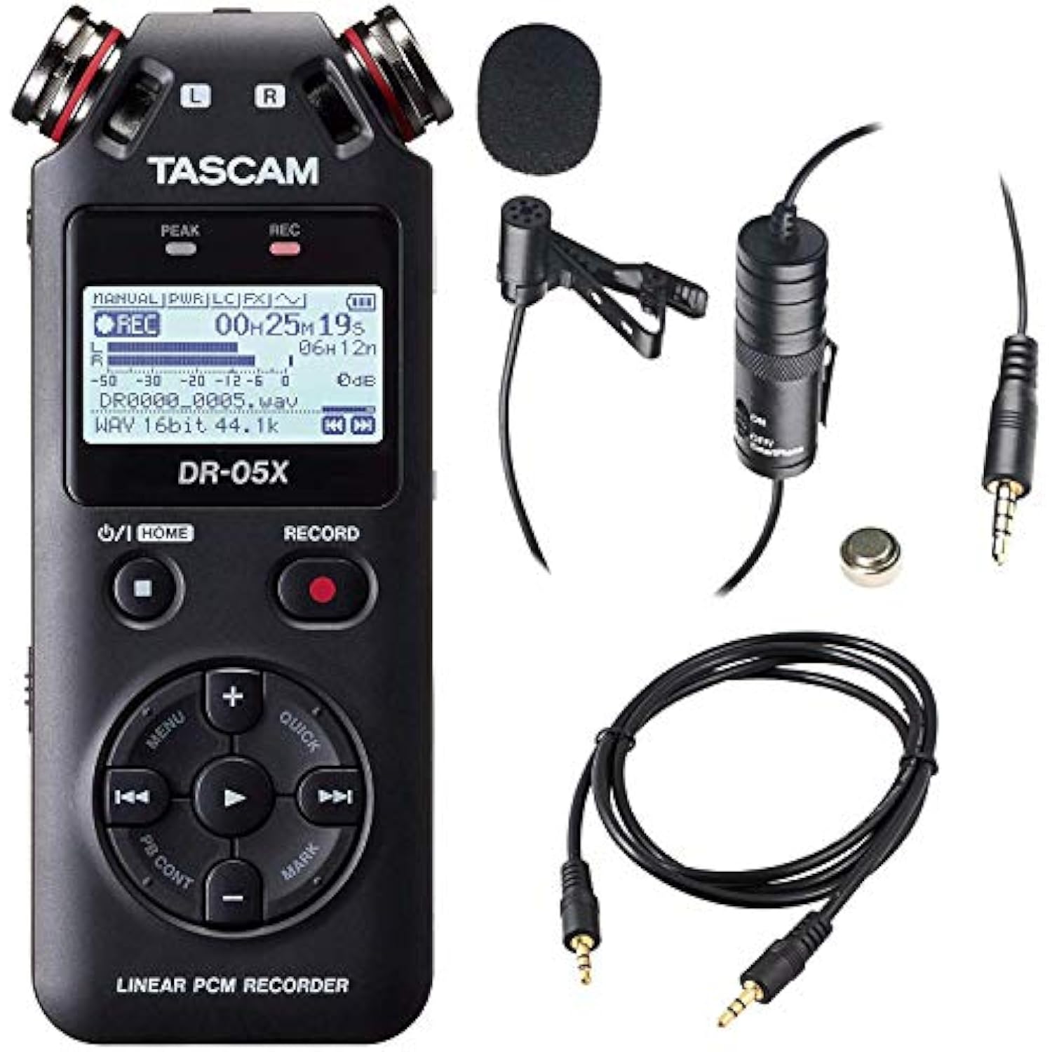 Tascam DR05X 2Input / 2Track Portable Handheld Digital Audio