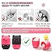 Ozazuco Beauty Blender Container/2 Beauty Sponge Travel Case and 2 Makeup Sponge Drying Holder/Cute Cat Silicone Makeup Sponge Travel Carrying Case/Beauty Blender Holder Dry Rack Easy To Carry Ozazuco