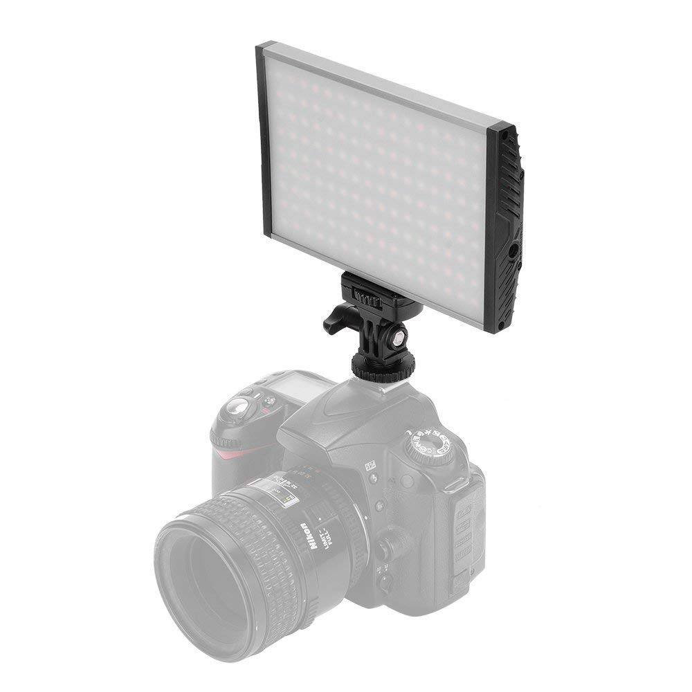 Tolifo PT-15B Light Weight Aluminum Alloy Bi-color LED Video Camera Photography Light for DSLR and Camcorder