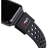 myID Black Medical ID Sleeve that Fits Apple Watch, Fitbit, Samsung Gear, Garmin and More
