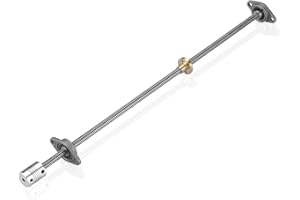 XIAOSHI 1-Set 200mm 8mm 3D Printer T8 Trapezoidal Lead Screw Rod Nut Copper Nut Coupling Shaft Pillow Bearing Mount