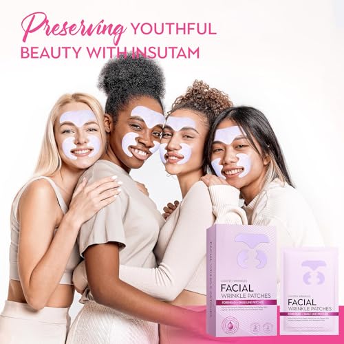 LBOYLOVE® 3 Packs Forehead Wrinkle Patches and Smile Line Patches, Overnight Face Wrinkle Patches to Lift Smile Lines for Women, Non-Invasive Skin-Friendly Facial Patches
