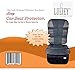 Luliey Car Seat Protector for Leather Seats CarSeat Cover for Babies, Seat Cover for Under Child Car Seat - Car Seat Pads for Baby Car Seat, Black Seat Protector Under Car Seat,