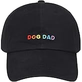 Hatphile 6 Panel Soft Embroidery Adjustable Baseball Cap Dog Lover Gifts for Men/Women
