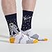 Sock It To Me Men's One Giant Leap Astronaut Socks