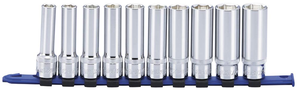 Carlyle Hand Tools Socket Set - Deep - Metric