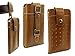 Brown Retro Premium Leather Pouch Sleeve Double Pockets Belt Case Bag Holster for iPhone 6S Plus,iPhone 6 Plus,Galaxy Note3,Note 4,Note 5,Moto Google Nexus 6,HTC ONE M9,LG V10