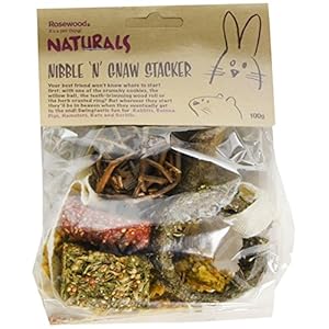 Rosewood-Boredom-Breaker-Naturals-Treat-Nibble-n-Gnaw-Stacker Rosewood Naturals Nibble ‘N’ Gnaw Stacker, Rabbit Treats & Small Animal Treats, 100g