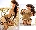 Sexy Lingerie Nightwear Leopard Garter G-string Gloves Stocking Bodystocking