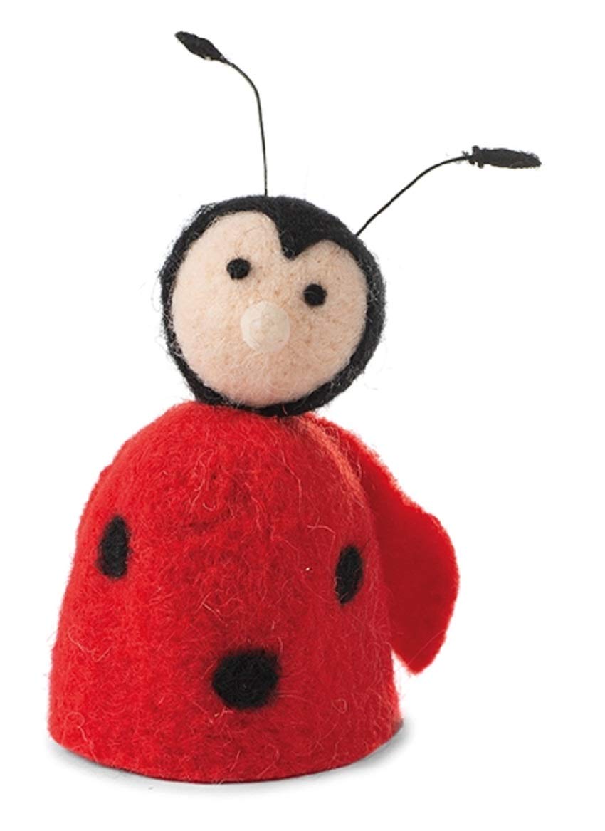 ETC Bath Decorative Cute Felt Ladybird Egg Cosy