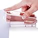 HBlife Acrylic Rose Gold Desktop Staplers (5.2 x 1.4 x 2.4 inches), Modern Design Office Desk Accessory