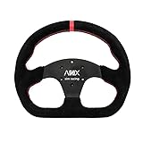 RASTP D-Shaped Racing Steering Wheel, 12.8"/325mm