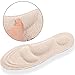 ELEFT Dual Warm Insole Winter Insert - Comfort Warm Thick Inserts, Heated Insoles, Full Length Arch Support Shoe Insoles for Women 1 Pair (Beige)
