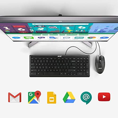 Acer Chromebase AIO Desktop, 23.8" Full HD Touch Screen, Intel Core i3-8130U Processor, 8GB DDR4 Memory, 128GB M.2 SSD, 802.11ac WiFi 5, Bluetooth 4.2 LE, Chrome OS, USB Keyboard & Mouse, CA24I2-3T2 6 Acer Chromebase AIO Desktop, 23.8" Full HD Touch Screen, Intel Core i3-8130U Processor, 8GB DDR4 Memory, 128GB M.2 SSD, 802.11ac WiFi 5, Bluetooth 4.2 LE, Chrome OS, USB Keyboard & Mouse, CA24I2-3T2