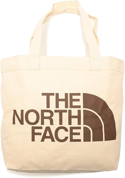 Amazon ザノースフェイス The North Face キャンバス ロゴプリント トートバッグ Cotton Tote アイボリー The North Face ザノースフェイス トートバッグ