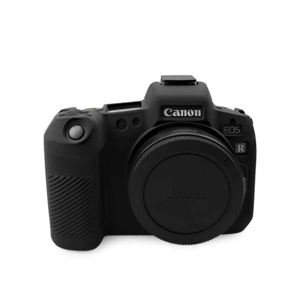 Canon EOS R Case, kinokoo Silicone Case for Canon EOS R Protevtive Case Rubber Cover (black)