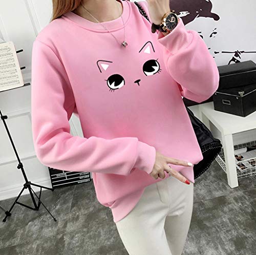 Cute Sweatshirt 855 Londony ♥‿♥ Women's Lovely Printed Hooded Pullover Hoodie Shirt Blouse for Cat Fan Girls - Thumbnail 2