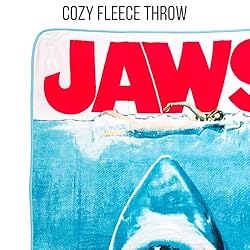 Silver Buffalo Jaws Movie Poster 45" x 60" Fleece