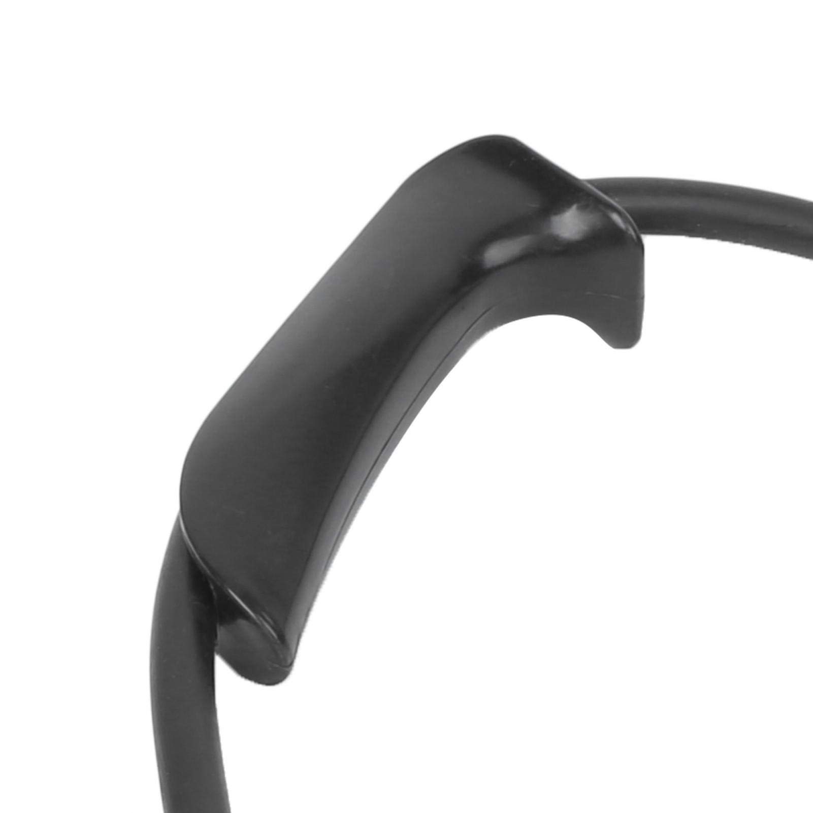 Archery Arm Guard, Archery Finger Tab, Rubber Archery Band Arms Strengthen for Archery Training Most Archer Lovers (Black)