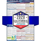 2020 California State and Federal Labor Laws Poster - OSHA Workplace Compliant 24