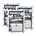 Hadley Designs 25 Baseballs or Bows Gender Reveal Baby Shower Party Invitation Cards, Pink Blue Personalized For Gender Neutral Unisex Invites Guess If Its a Boy Girl Sprinkle Fill In The Blank