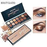 New Beauty Glazed Eyeshadow Palette 14 Colors - Professional Eyeshadow Palette,Eye shadow Powder Make Up Waterproof Eye Shadow Palette Cosmetics,Long Lasting