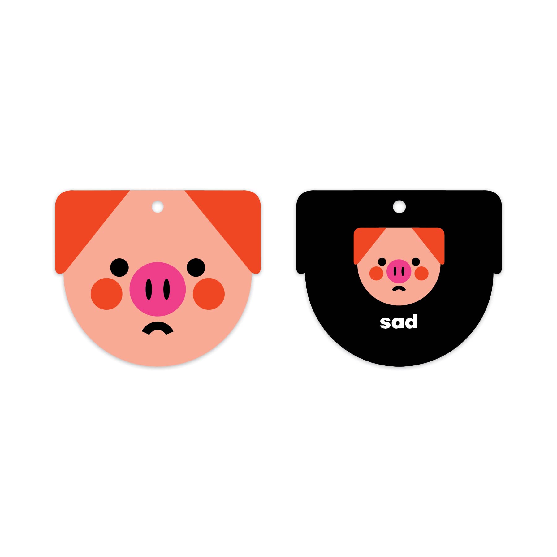 Mudpuppy How Are You Feeling? — Shaped Flashcards 10 Durable Double Sided Animal Emotion Cards And Reclosable Ring With Colorful Art For Ages 1+ Great For Preschool Or Travel For Teachers And Parents