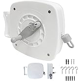 Varal Nylon Retrátil Recolhível De Parede Seca 30m Corda