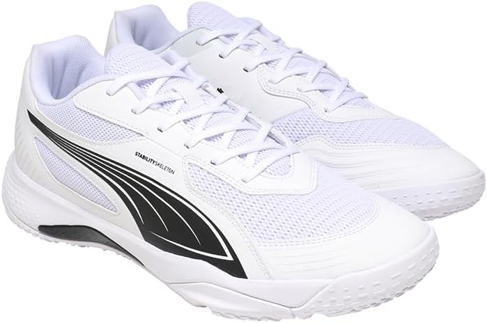 Solarflash III Chaussures d'intérieur Unisexes, Puma White Puma Black, 45 EU — photo 5 sur 7