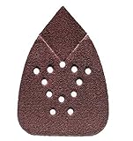 Fugen 75 PCS Mouse Sandpaper Mouse Sander Pads 40 80 120 180 240 Grit Assorted for Black and Decker Mouse Detail Sander BDEMS600 BDCMS20C Mouse Sander Paper