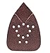 Fugen 75 PCS Mouse Sandpaper Mouse Sander Pads 40 80 120 180 240 Grit Assorted for Black and Decker Mouse Detail Sander BDEMS600 BDCMS20C Mouse Sander Paper