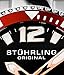 Stuhrling Original Men's 395.33TT11 Analog Regatta Champion Quartz Date Stainless Steel Link Bracelet Dive Watch