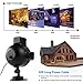Christmas Snowfall Projector Lights, Syslux Indoor Outdoor Holiday Lights with Remote Control Rotatable White Snow for Halloween Xmas Wedding Home Party Garden Landscape Wall Decorations （Snow Spots）