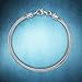 ANGEMIEL 925 Sterling Silver Snake Chain Bracelet for European Bracelets Charms Bead Size 7.8inch