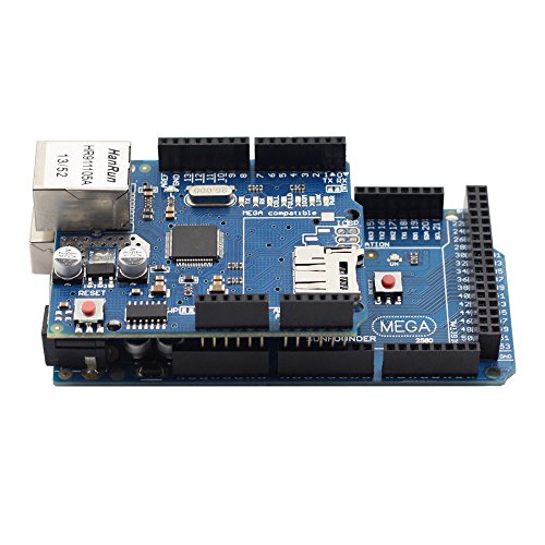 image for Ethernet Shield W5100 Mega2560 - SunFounder Mega 2560 R3 + W5100 Netwo